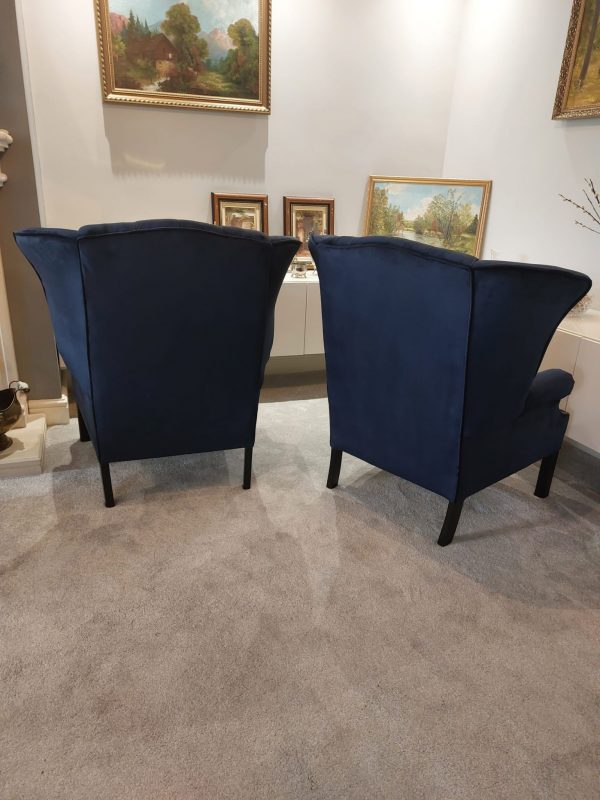 Antique Chesterfield Armchairs – Fully Restored, Elegant & Timeless - Image 5