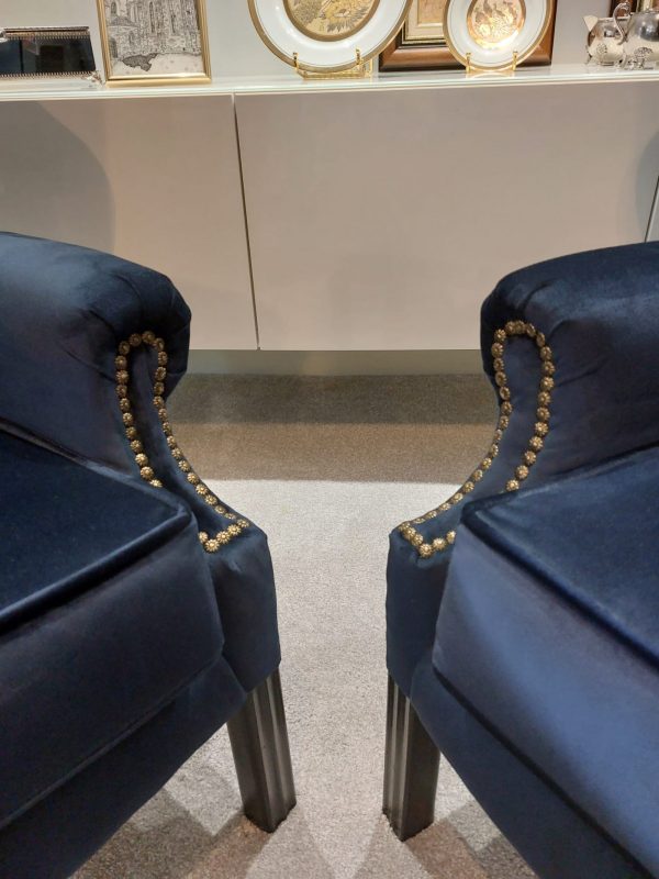 Antique Chesterfield Armchairs – Fully Restored, Elegant & Timeless - Image 6