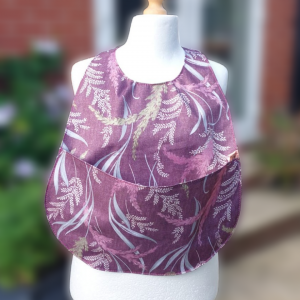 SeniorEase Apron Bib – Waterproof Apron with Registered Design in Elegant Patterns